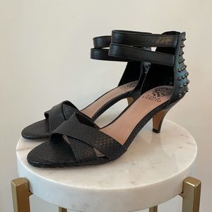 Vince Camuto Studded Kitten Heel Sandals